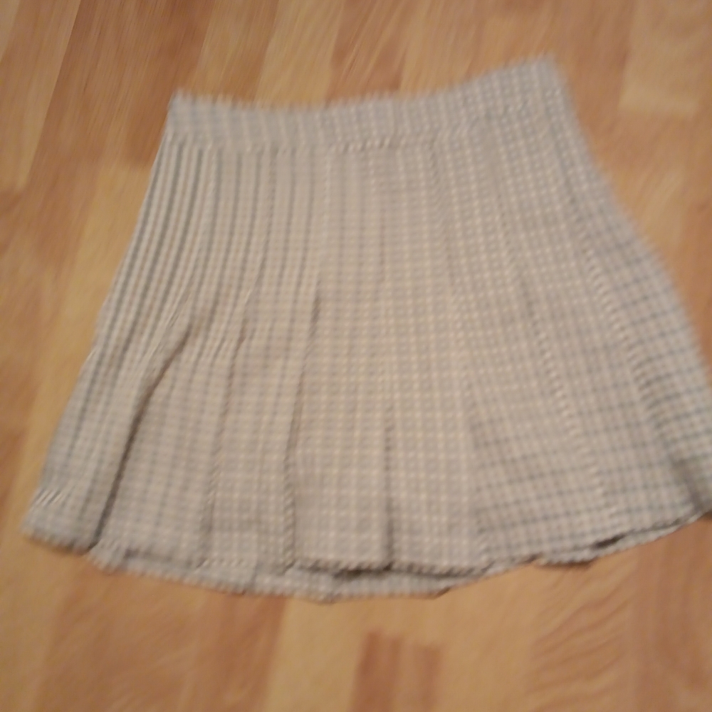 Hyfve/ Plaid Pleated Mini Skort / Size S - Picture 2 of 5